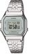 Casio LA680WEA-7 Silver Retro Digital Watch White Dial Stainless Steel LA680WEA