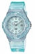 Casio LRW200HS-2EV Analog Blue Resin Watch Women 100m Water Resistant