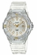Casio LRW200HS-7EV Analog Transparent Resin Watch Women 100m Water Resistant