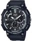 Casio MCW200H-1AV Analog Black Resin Watch Men 100M Water Resistant MCW-200H
