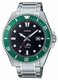 Casio MDV106DD-1A3V Analog Dive Watch Stainless Steel Green Bezel 200M WR