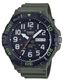 Casio MRW210H-3AV Analog Green Resin Watch 100m Water Resistant