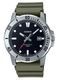 Casio MTPVD01-3EV Analog Resin Watch Green Dial 50M Water Resistant