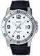 Casio MTPVD01C-7BV Analog Black Cloth Strap Watch 50M Water Resistant