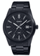 Casio MTPVD03B-1A Analog Black Ion Plated Stainless Steel Watch 50M WR