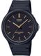 Casio MW240-1E2V Analog Black Resin Watch 50M Water Resistant