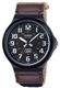 Casio MW240B-5BV Analog Black Resin Watch 50m Water Resistant