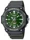 Casio MW620H-3AV Analog Green Dial Resin Watch 100m Water Resistant