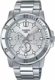 Men's Casio Stainless Steel Band, One-touch 3-fold Clasp Band Watch MTPVD300D MTP-VD300D-7E