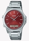 Men's Casio Stainless Steel Band; Triple-fold Clasp Band Watch MTPVC01D MTP-VC01D-5E