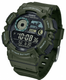 Casio WS-1500H-3BV Digital Tide & Moon Graph Watch 100M Green Resin Band WS1500H