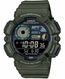 Casio WS-1500H-3BV Digital Tide & Moon Graph Watch 100M Green Resin Band WS1500H