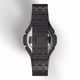Casioak Mod Casio G-Shock GA-2100 Black Silver Screws Modded Watch GA2100-1A2