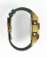 Casioak Mod Custom Watch Casio G-Shock GA-2100 Gold Tone And Green Strap GA2100