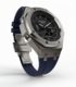Casioak Mod Custom Watch Casio G-Shock GA-2100 Gunmetal Grey Blue Strap GA2100