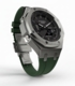 Casioak Mod Custom Watch Casio G-Shock GA-2100 Gunmetal Grey Green Strap GA2100