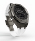 Casioak Mod Custom Watch Casio G-Shock GA-2100 Gunmetal Grey White Strap GA2100