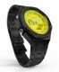 Casioak Mod Custom Yellow Dial Watch Casio G-Shock GA-2100-9A9 Black All Metal Steel Modded GA2100