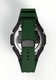 Casioak Mod Kit Fits Casio G-Shock GA-2100 GA-2110 GAB2100 Watch Black Case - Green Strap