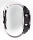 Casioak Mod Kit Fits Casio G-Shock GA-2100 GA-2110 GAB2100 Watch Black Case - White Strap