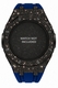 Casioak Mod Kit Fits Casio G-Shock GA-2100 GA-2110 GAB2100 Watch Black Frosted Metal Case - Blue Strap