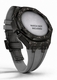 Casioak Mod Kit Fits Casio G-Shock GA-2100 GA-2110 GAB2100 Watch Black Frosted Metal Case - Gray Strap