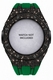 Casioak Mod Kit Fits Casio G-Shock GA-2100 GA-2110 GAB2100 Watch Black Frosted Metal Case - Green Strap