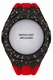 Casioak Mod Kit Fits Casio G-Shock GA-2100 GA-2110 GAB2100 Watch Black Frosted Metal Case - Red Strap