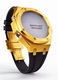 Casioak Mod Kit Fits Casio G-Shock GA-2100 GA-2110 GAB2100 Watch Gold Case - Black Strap