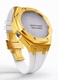 Casioak Mod Kit Fits Casio G-Shock GA-2100 GA-2110 GAB2100 Watch Gold Case - White Strap