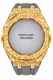 Casioak Mod Kit Fits Casio G-Shock GA-2100 GA-2110 GAB2100 Watch Gold Frosted Metal Case - Gray Strap