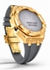 Casioak Mod Kit Fits Casio G-Shock GA-2100 GA-2110 GAB2100 Watch Gold Frosted Metal Case - Gray Strap