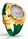 Casioak Mod Kit Fits Casio G-Shock GA-2100 GA-2110 GAB2100 Watch Gold Frosted Metal Case - Green Strap