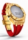 Casioak Mod Kit Fits Casio G-Shock GA-2100 GA-2110 GAB2100 Watch Gold Frosted Metal Case - Red Strap