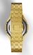 Casioak Mod Kit Fits Casio G-Shock GA-2100 GA-2110 GAB2100 Watch Gold Tone Metal Case and Bracelet with Black Bezel