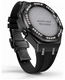 Casioak Mod Kit Fits Casio G-Shock GA-2100 GA-2110 GAB2100 Watch Iced Out Black Crystal Bezel Metal Case - Black Strap