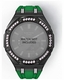 Casioak Mod Kit Fits Casio G-Shock GA-2100 GA-2110 GAB2100 Watch Iced Out Black Crystal Bezel Metal Case - Green Strap