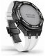 Casioak Mod Kit Fits Casio G-Shock GA-2100 GA-2110 GAB2100 Watch Iced Out Black Crystal Bezel Metal Case - White Strap