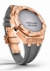 Casioak Mod Kit Fits Casio G-Shock GA-2100 GA-2110 GAB2100 Watch Rose Gold Frosted Metal Case - Gray Strap