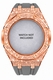 Casioak Mod Kit Fits Casio G-Shock GA-2100 GA-2110 GAB2100 Watch Rose Gold Frosted Metal Case - Gray Strap