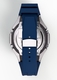 Casioak Mod Kit Fits Casio G-Shock GA-2100 GA-2110 GAB2100 Watch Silver Case - Blue Strap