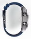 Casioak Mod Kit Fits Casio G-Shock GA-2100 GA-2110 GAB2100 Watch Silver Case - Blue Strap
