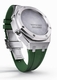Casioak Mod Kit Fits Casio G-Shock GA-2100 GA-2110 GAB2100 Watch Silver Case - Green Strap