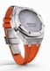 Casioak Mod Kit Fits Casio G-Shock GA-2100 GA-2110 GAB2100 Watch Silver Case - Orange Strap