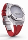 Casioak Mod Kit Fits Casio G-Shock GA-2100 GA-2110 GAB2100 Watch Silver Case - Red Strap