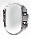 Casioak Mod Kit Fits Casio G-Shock GA-2100 GA-2110 GAB2100 Watch Silver Case - White Strap