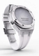 Casioak Mod Kit Fits Casio G-Shock GA-2100 GA-2110 GAB2100 Watch Silver Case - White Strap