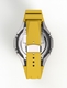Casioak Mod Kit Fits Casio G-Shock GA-2100 GA-2110 GAB2100 Watch Silver Case - Yellow Strap