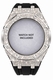 Casioak Mod Kit Fits Casio G-Shock GA-2100 GA-2110 GAB2100 Watch Silver Frosted Metal Case - Black Strap