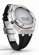 Casioak Mod Kit Fits Casio G-Shock GA-2100 GA-2110 GAB2100 Watch Silver Frosted Metal Case - Black Strap